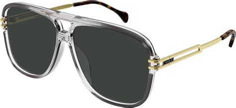 gg 1105 gucci|Gucci GG1105S Shiny Gradient Transparent Dark Grey/Light .